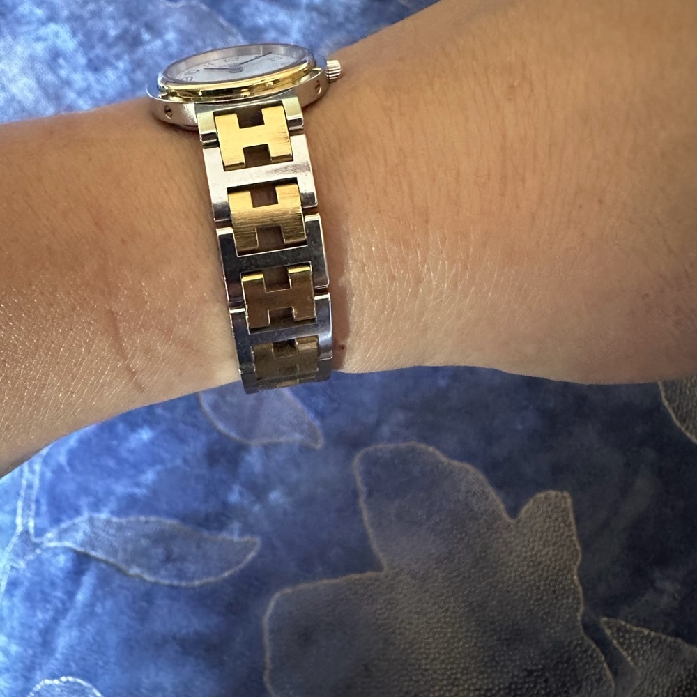 Hermes Gold and Silver Women's Watch